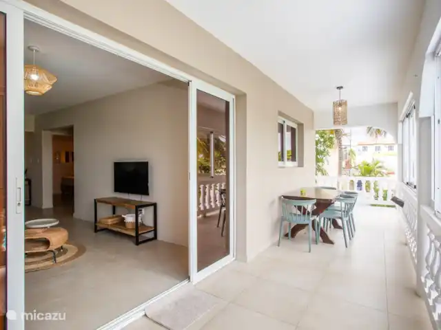Location de Vacances Curaçao, Banda Ariba (est), Jan Thiel, appartement - Appartement quadruple avec balcon Balcon