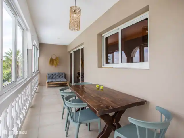 Location de Vacances Curaçao, Banda Ariba (est), Jan Thiel, appartement - Appartement quadruple avec balcon Balcon