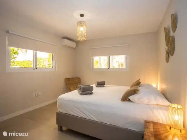 Location de Vacances Curaçao, Banda Ariba (est), Jan Thiel, appartement - Appartement quadruple avec balcon chambre 2