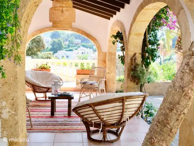 Villa Violeta : famille, plaisir et soleil | Espagne, Costa Blanca, Jávea - maison de vacances Le Naia, la terrasse couverte.