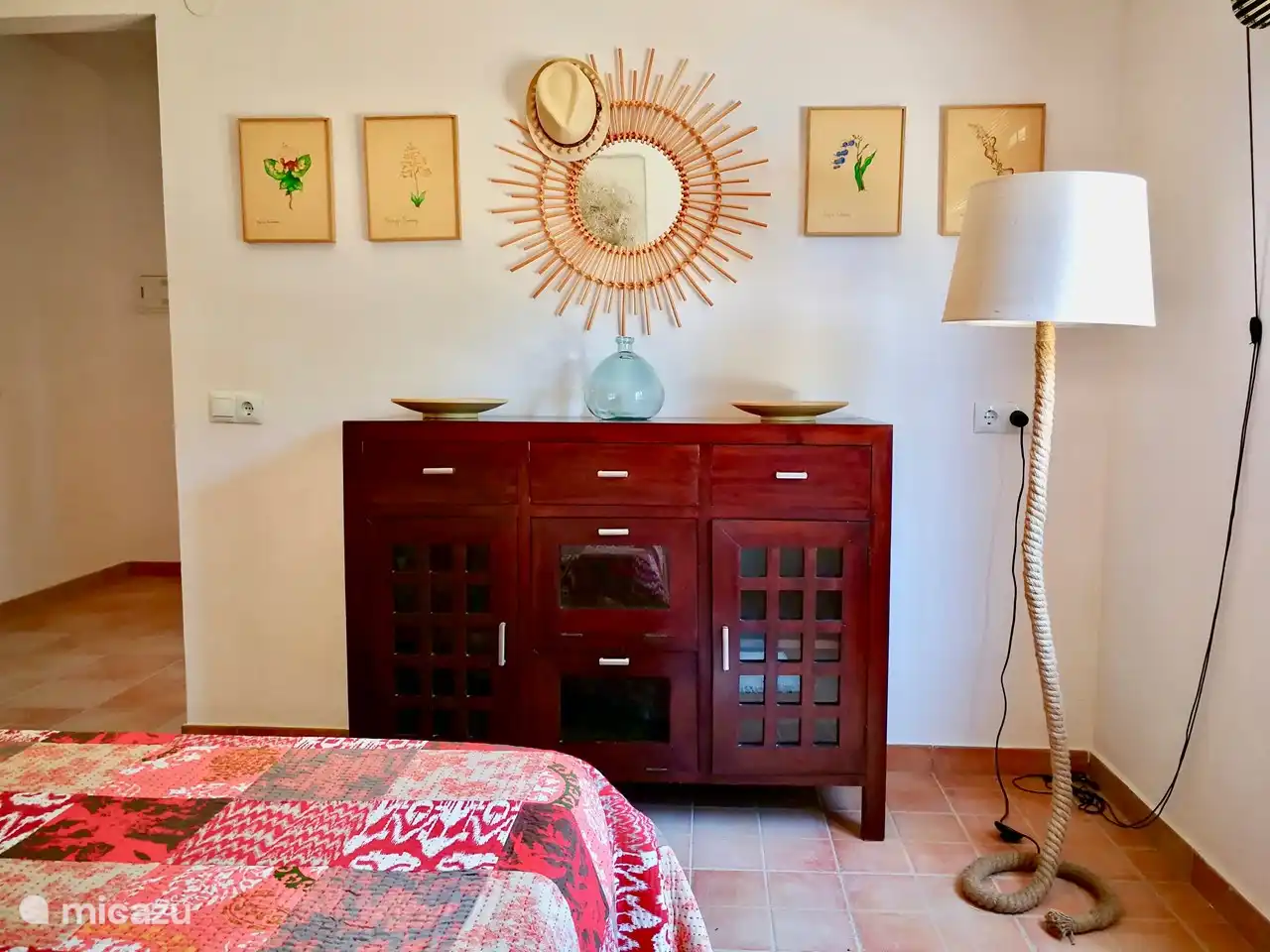 Zimmer der Casita, Bett 160.