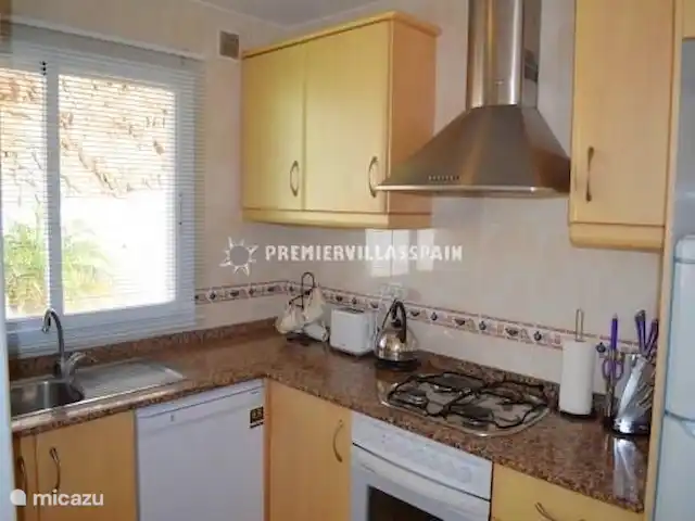 Tranquila casa de vacaciones Casa Milara en España, Costa Blanca, Jalón - casa vacacional cocina abierta