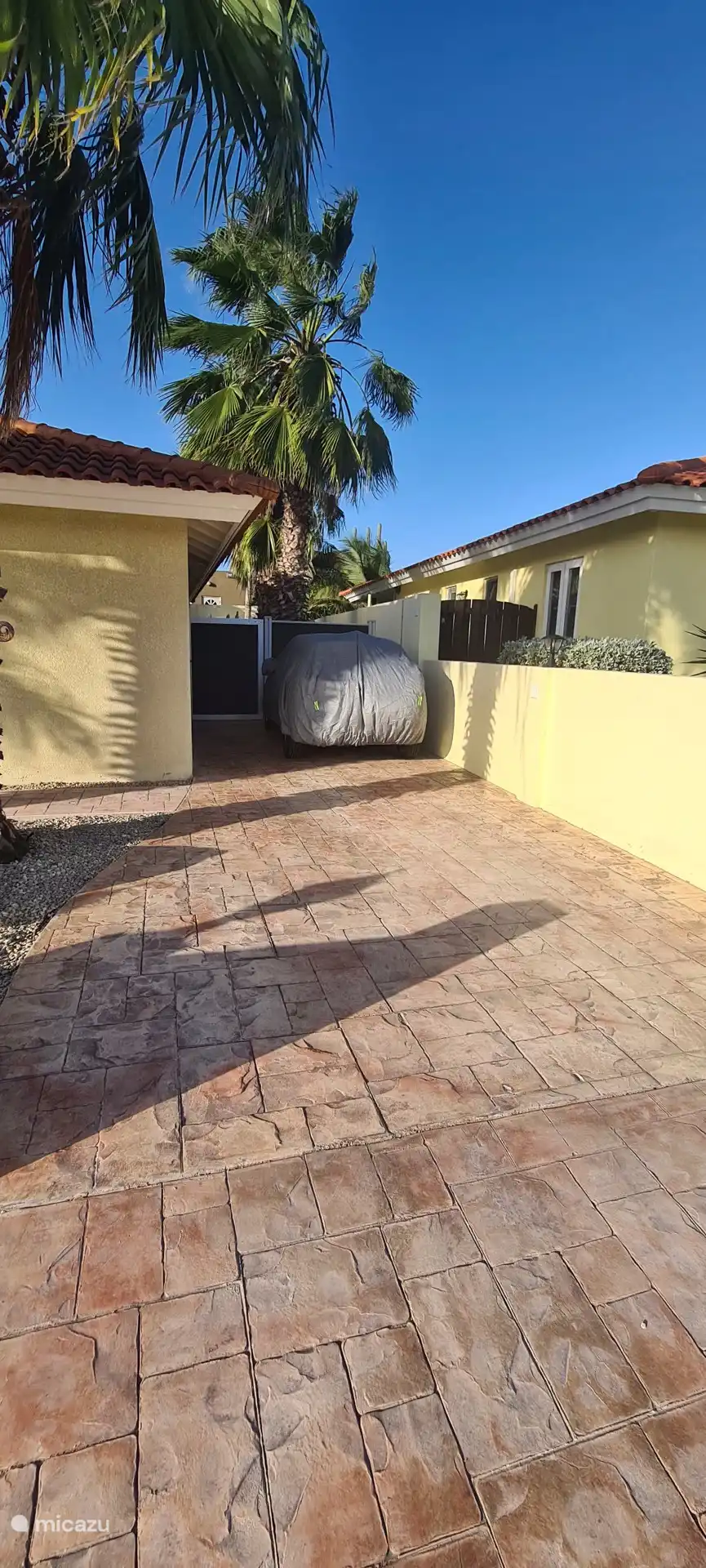 Driveway with space for rental car