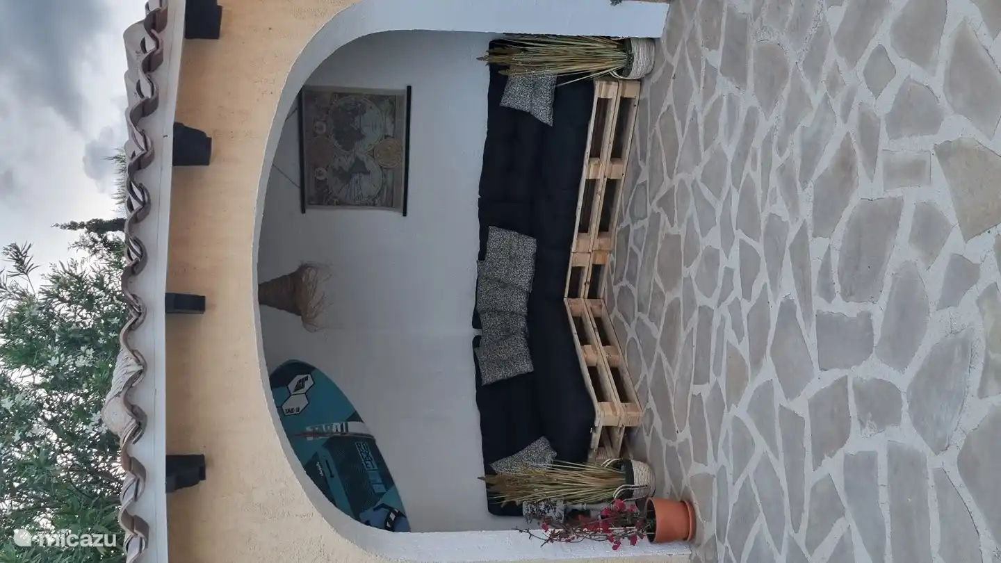 Espace salon dans le kiosque 