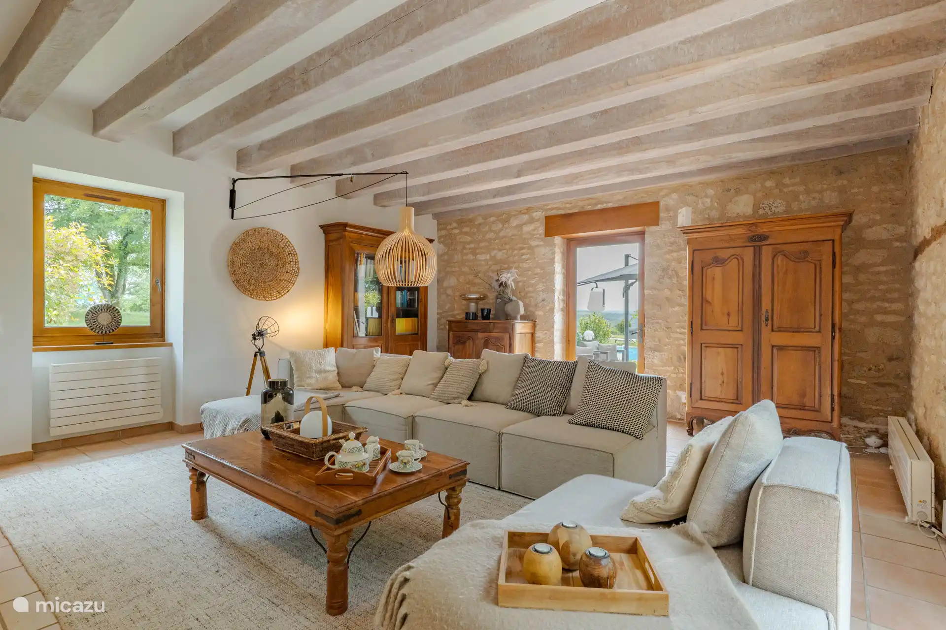 The cozy living room