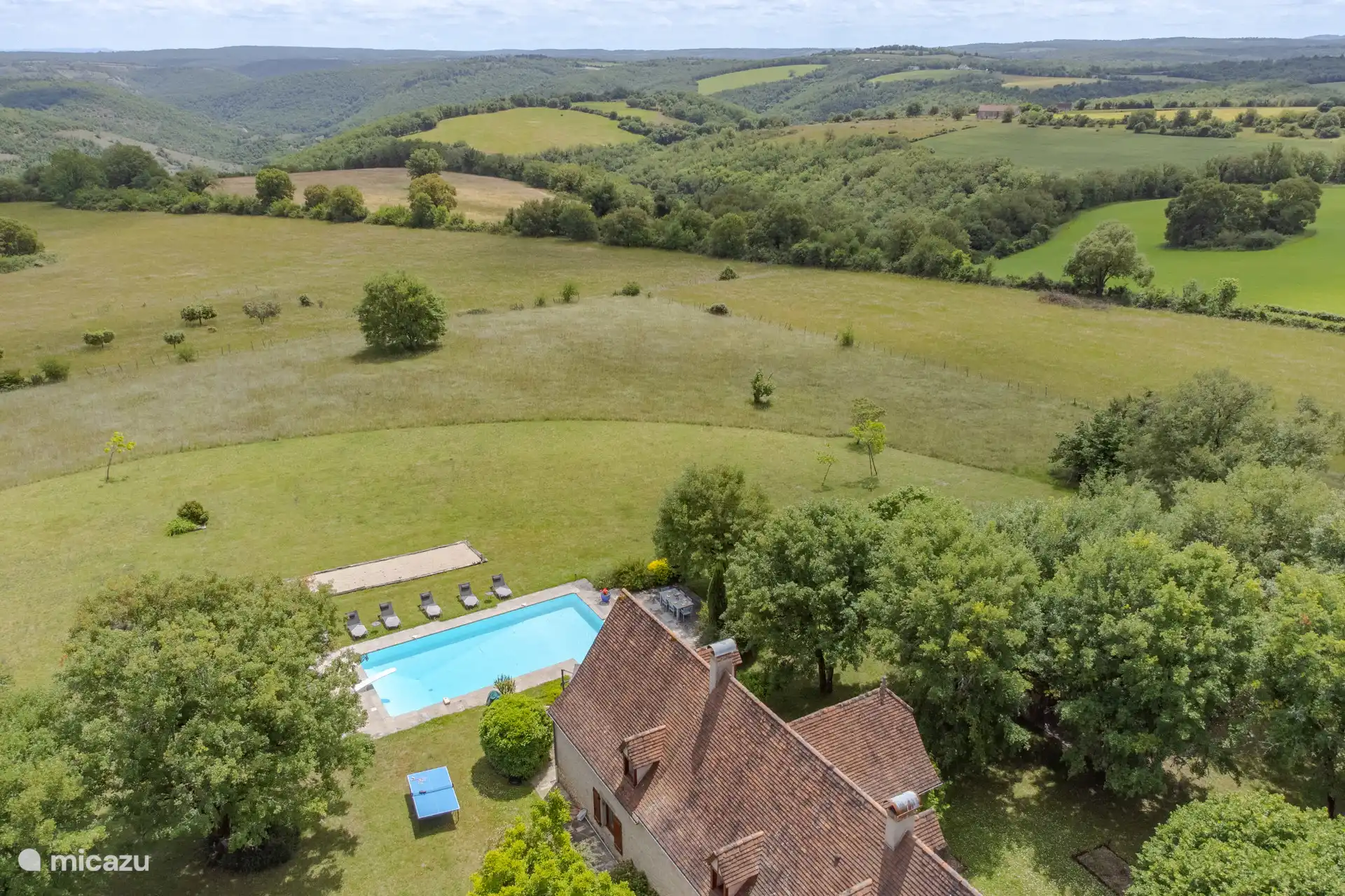 Garden and view