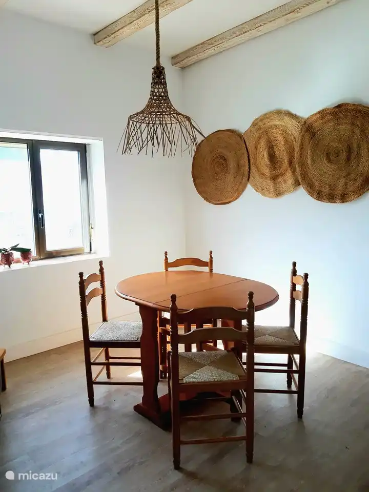 dining table inside for when the days are colder