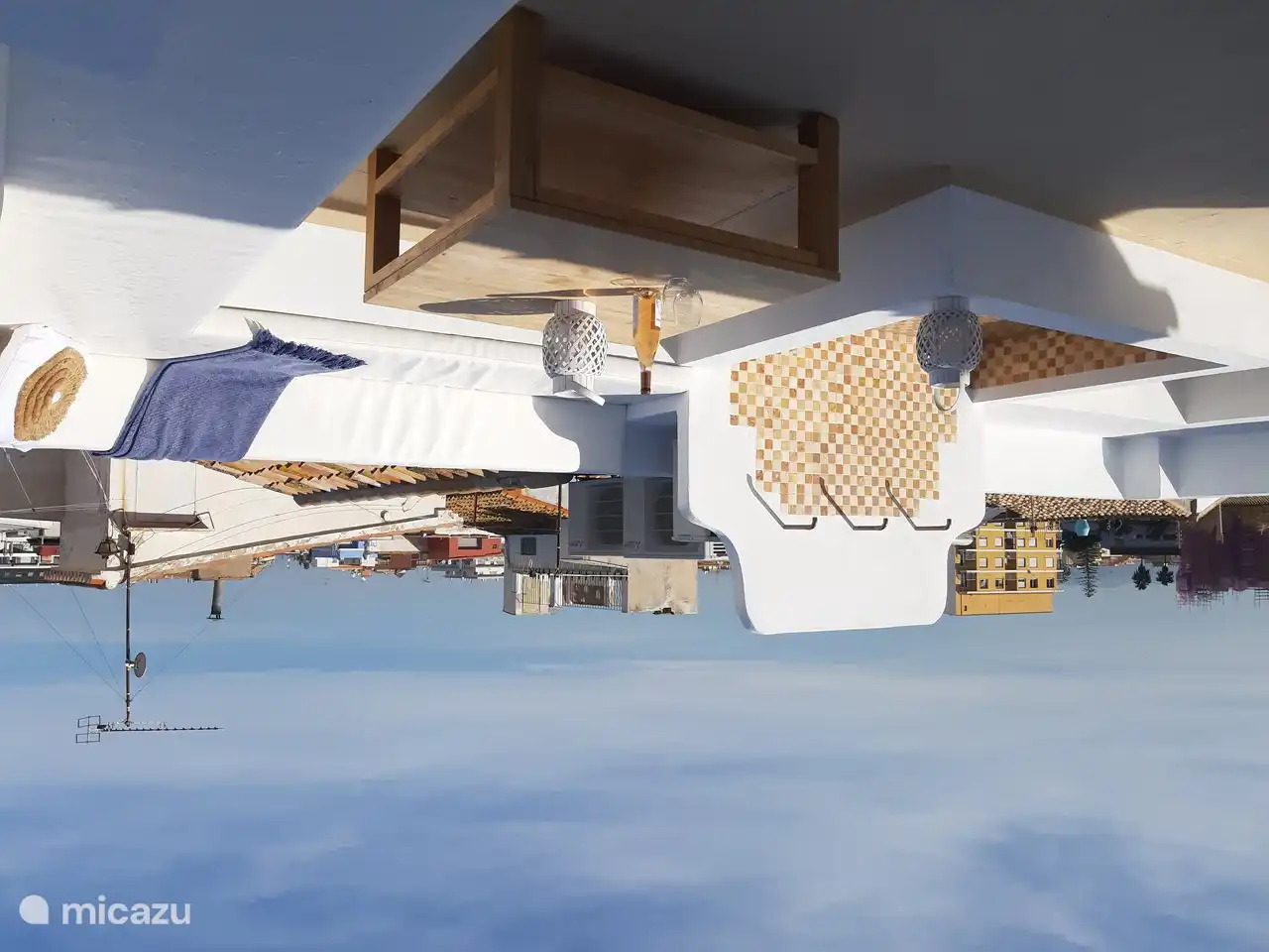 Atmospheric water feature on the terrace