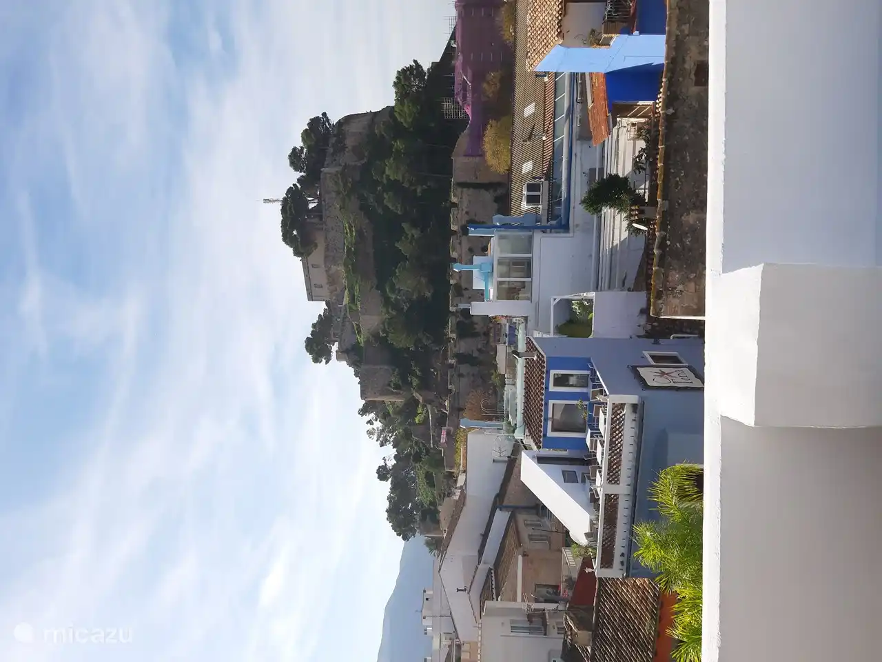 View of the castle of Denia