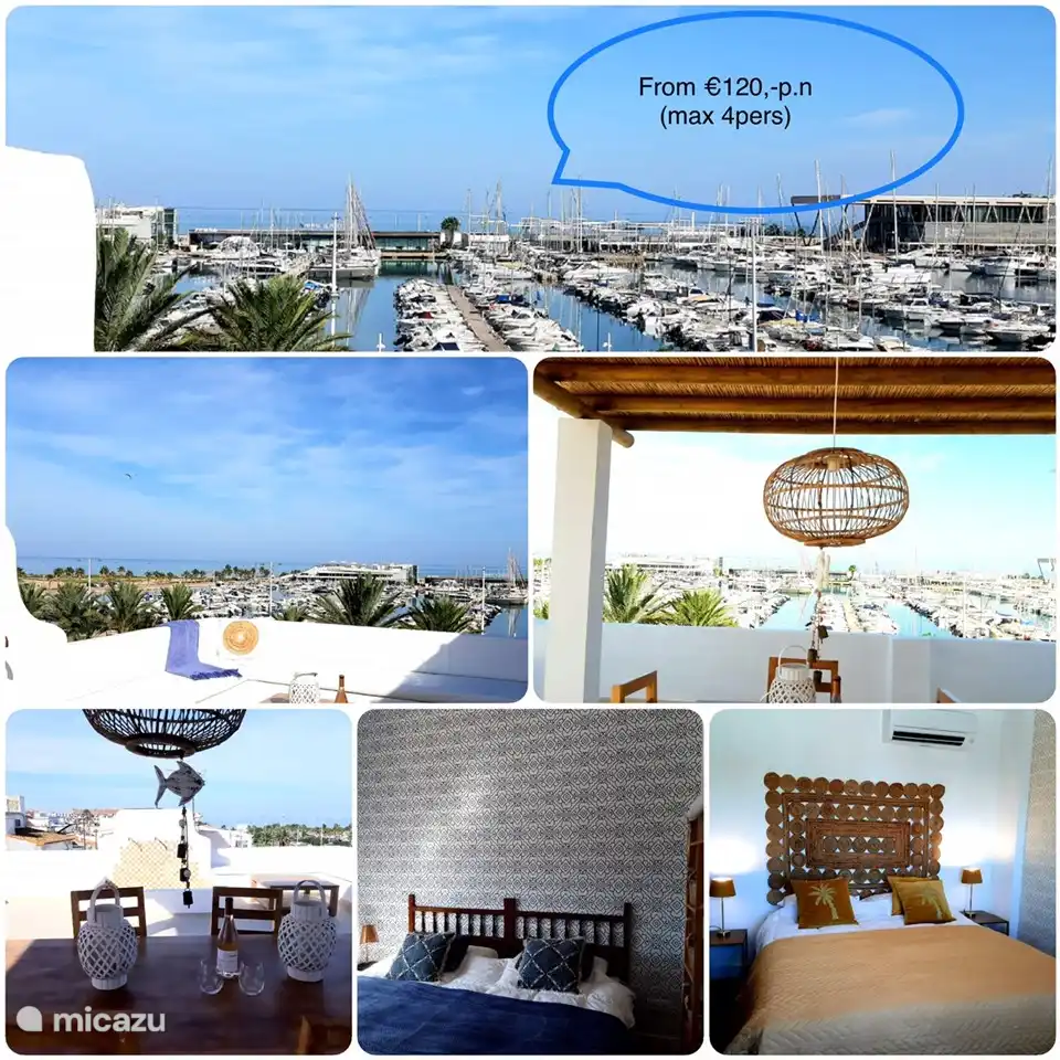 Fantastic location on the harbor, 80m2 of living space, with 80m2 of private roof terrace  