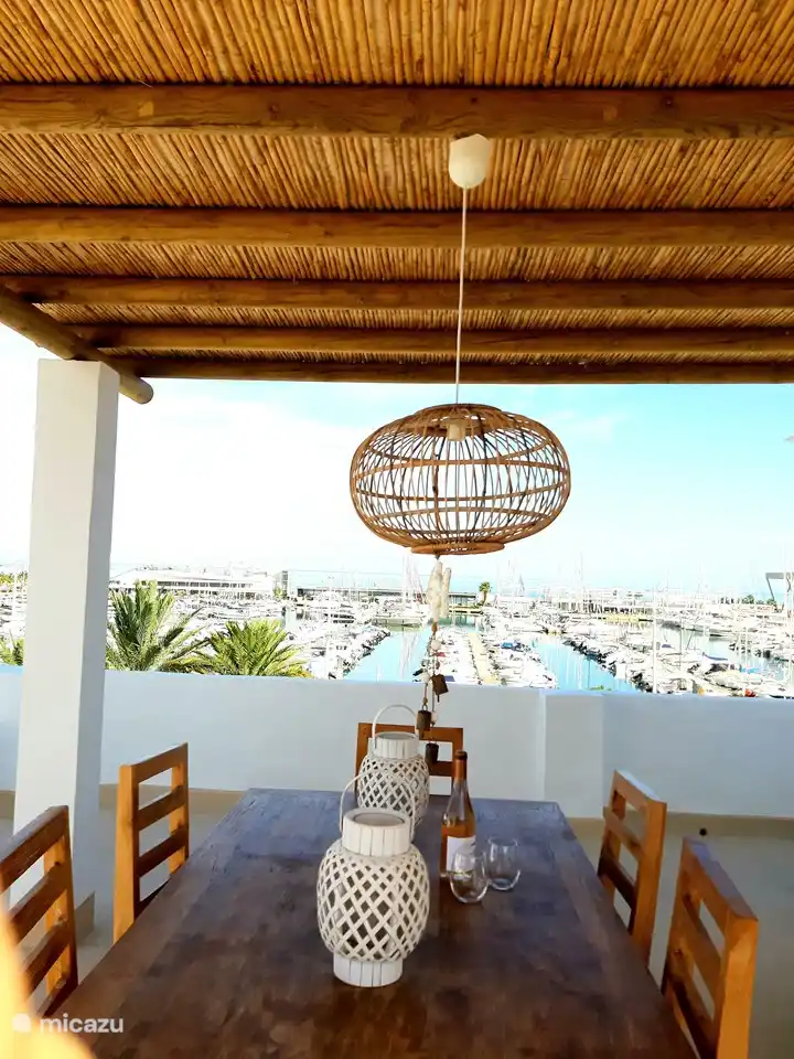 Sitting in the shade on the terrace, what more could you want....