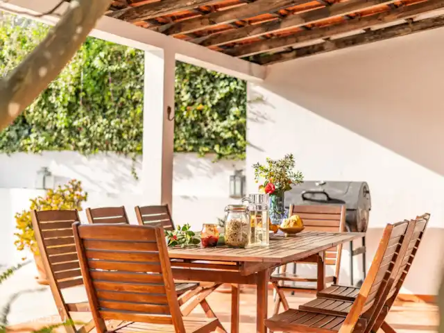 Villa Cédros | Portugal, Côte de Lisbonne, Setúbal - villa Salle à manger extérieure