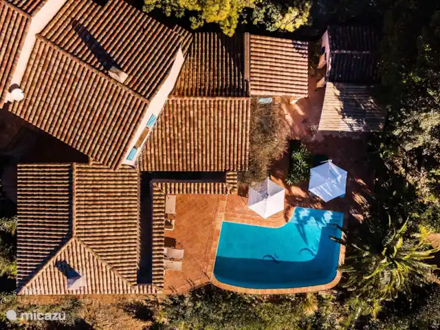 Villa D’Amico avec vue magnifique sur la mer | France, Côte d'Azur, Les Issambres - villa Photo du haut de la villa