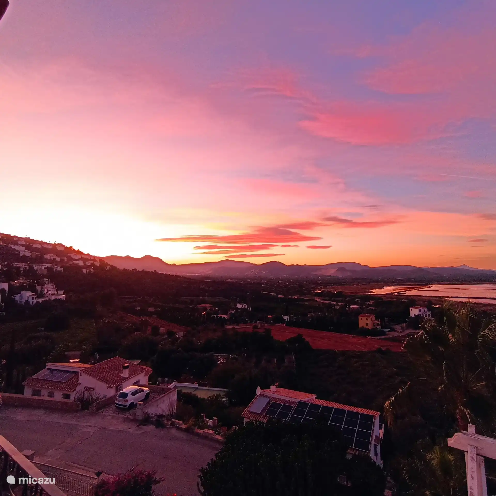 Sunset from the terrace