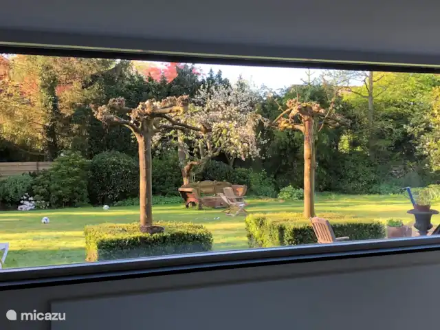 Location de Vacances Pays-Bas, Hollande du Nord, Schoorl, villa - Belle villa individuelle vue jardin depuis la cuisine