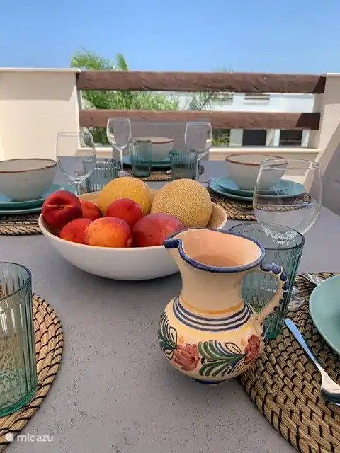 Enjoy good food on the sun terrace