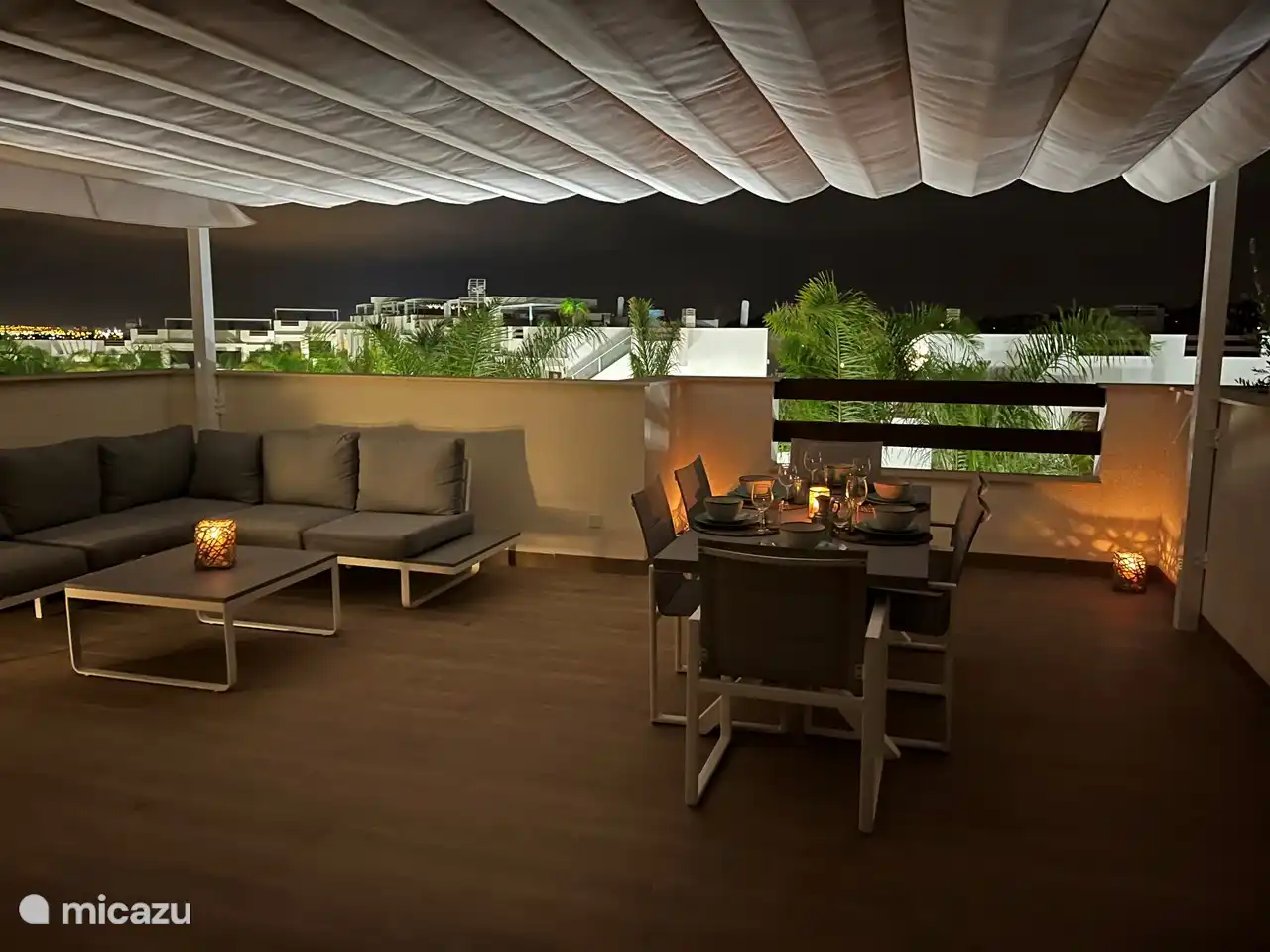 Sun terrace by night