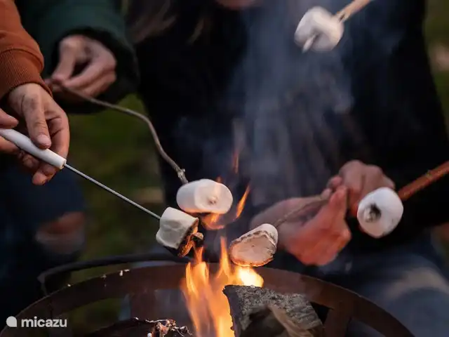 CASA MIRO -jacuzzi -sauna -tinyhouse en Países Bajos, Güeldres, Nijkerk - casa vacacional También se ha pensado en los niños: ¡dormir en una Tiny House, asar malvaviscos y jugar al fútbol en el jardín!