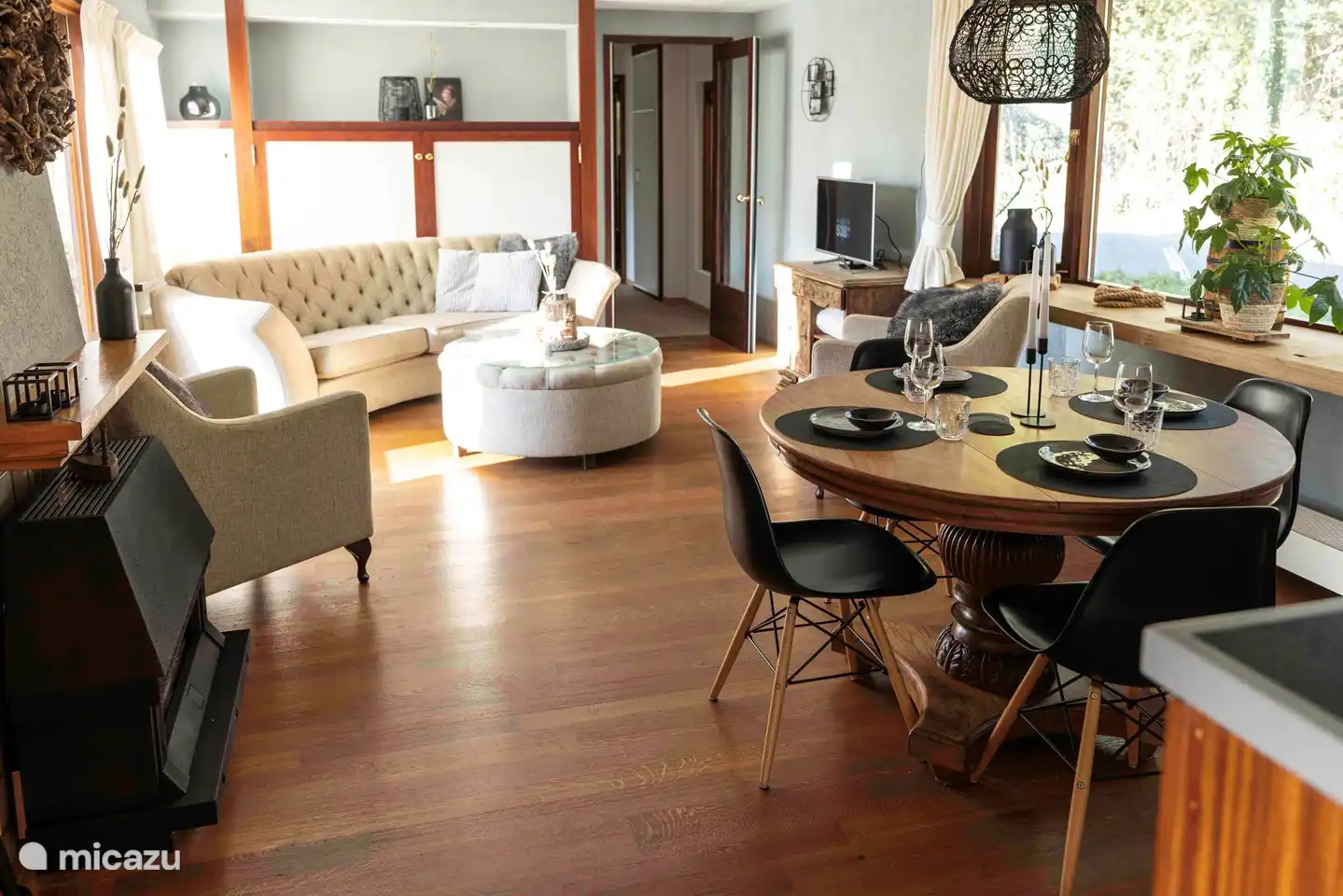 Unser gemütliches Wohnzimmer.