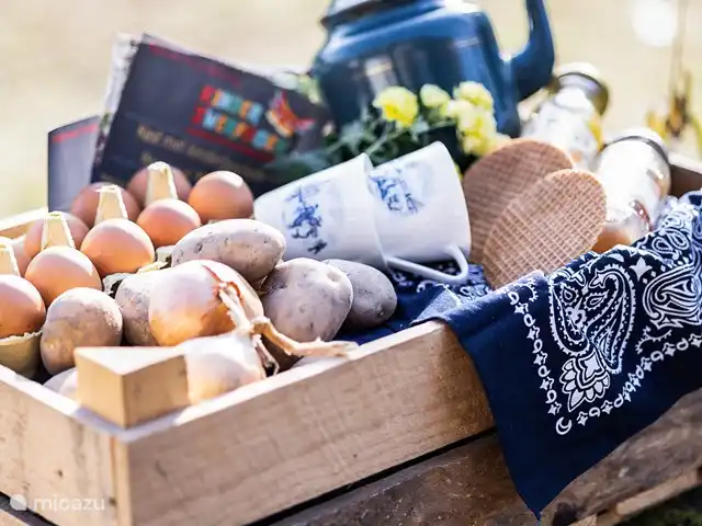 CASA MIRO -jacuzzi -sauna -tinyhouse en Países Bajos, Güeldres, Nijkerk - casa vacacional Para huevos frescos, productos de temporada y helados, dirígete a nuestros vecinos: Hoeve Oud Meerveld.