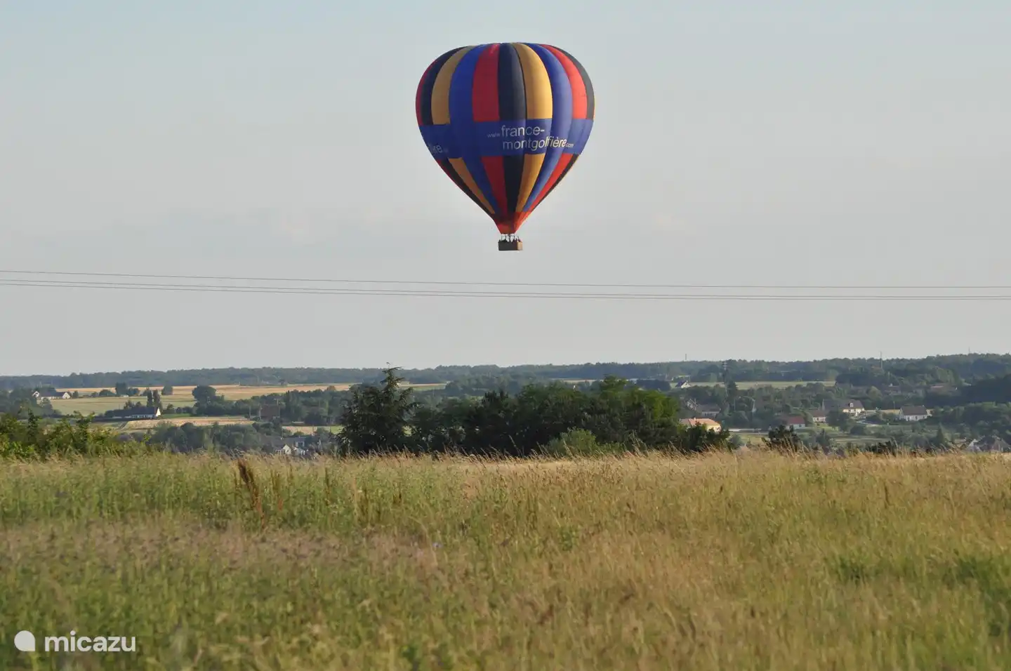 Large vue depuis notre site.