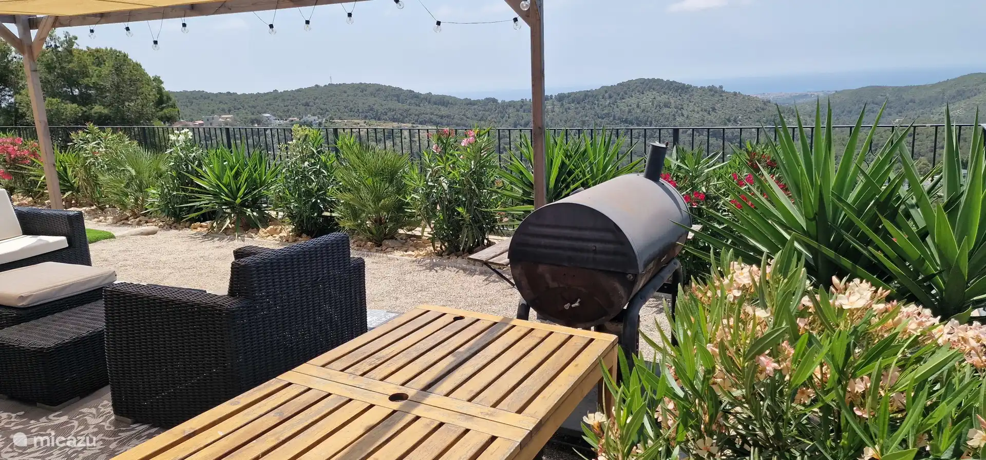  Barbacoa CHAR con vistas.