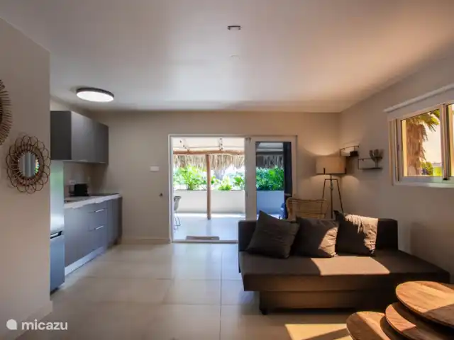 Apartamento Iguana - 4 personas en Curazao, Banda Arriba (este), Jan Thiel - apartamento sala de estar