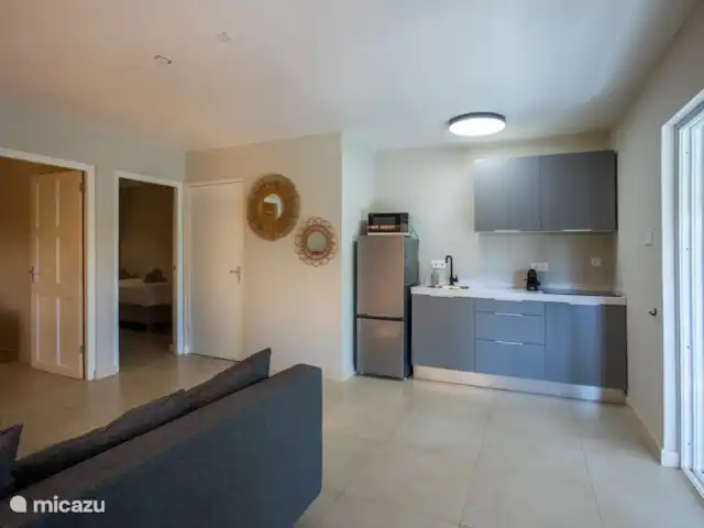 Apartamento Iguana - 4 personas en Curazao, Banda Arriba (este), Jan Thiel - apartamento cocina abierta