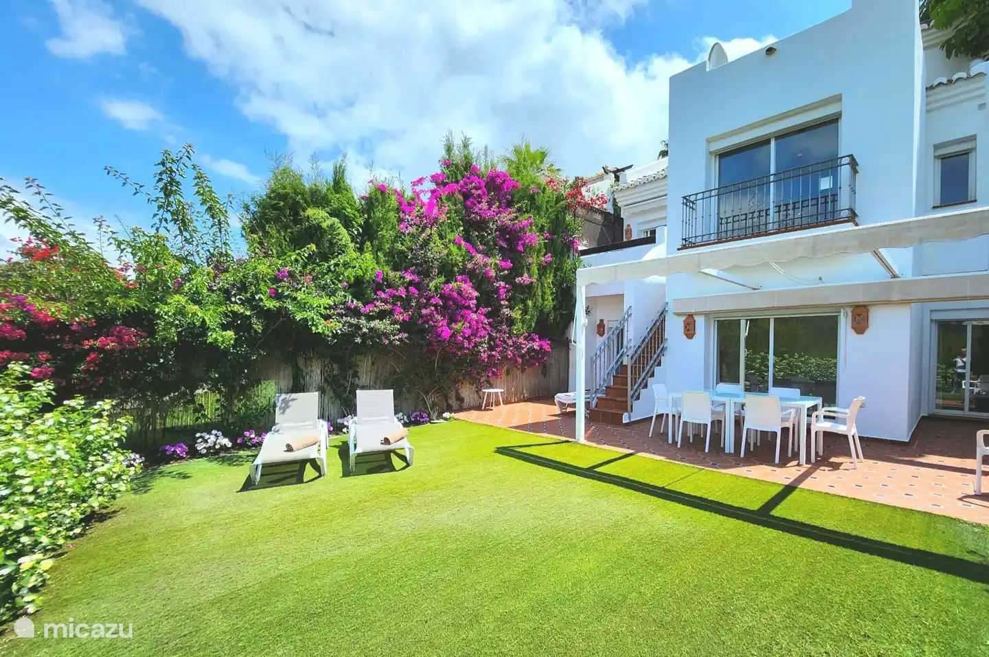 Zugang zum Garten von allen Schlafzimmern