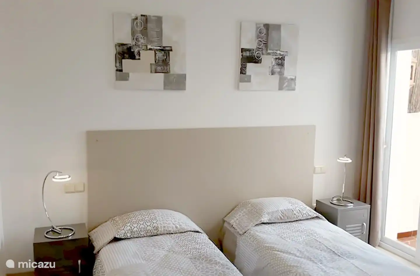 Schlafzimmer 3 mit 2 Einzelbetten
