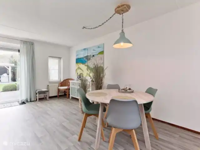 Location de Vacances Pays-Bas, Zélande, Kamperland, maison de vacances - Maison de vacances de luxe près de la plage Salle à manger de la maison de vacances à Kamperland (Zélande, Pays-Bas