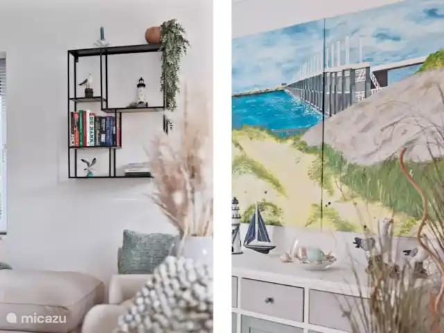 Location de Vacances Pays-Bas, Zélande, Kamperland, maison de vacances - Maison de vacances de luxe près de la plage Décoration de maison de vacances à Kamperland (Zélande, Pays-Bas)