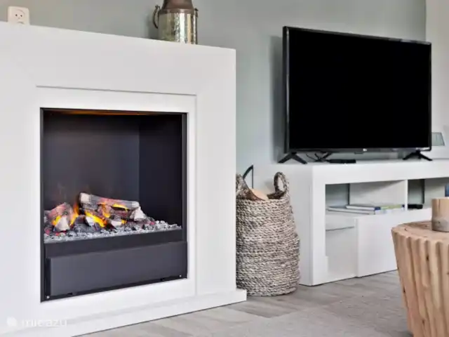 Location de Vacances Pays-Bas, Zélande, Kamperland, maison de vacances - Maison de vacances de luxe près de la plage Poêle de Maison de vacances à Kamperland (Zélande, Pays-Bas)