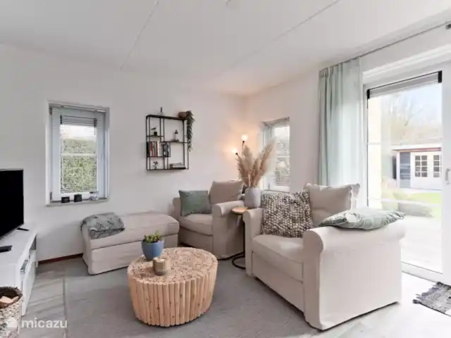 Location de Vacances Pays-Bas, Zélande, Kamperland, maison de vacances - Maison de vacances de luxe près de la plage Coin salon de la maison de vacances à Kamperland (Zélande, Pays-Bas)