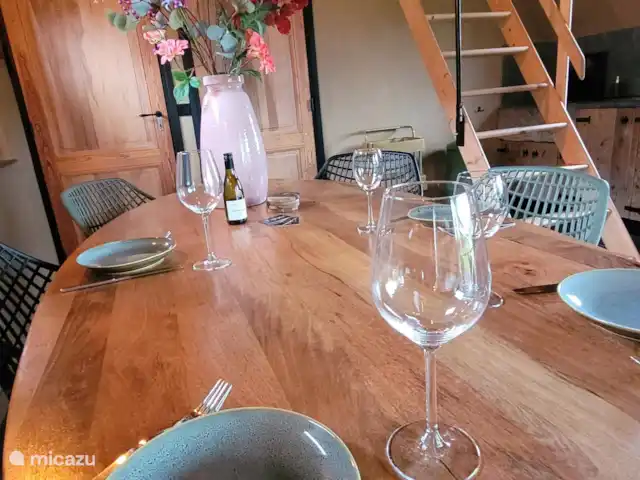 't Sjöpke | Pays-Bas, Limbourg, Margraten - maison de vacances Rattrapez-vous tout en dégustant un verre de vin.
