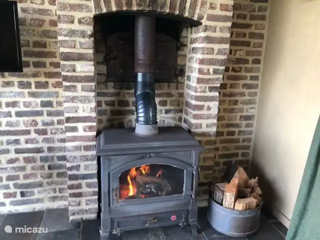 wood-burning stove