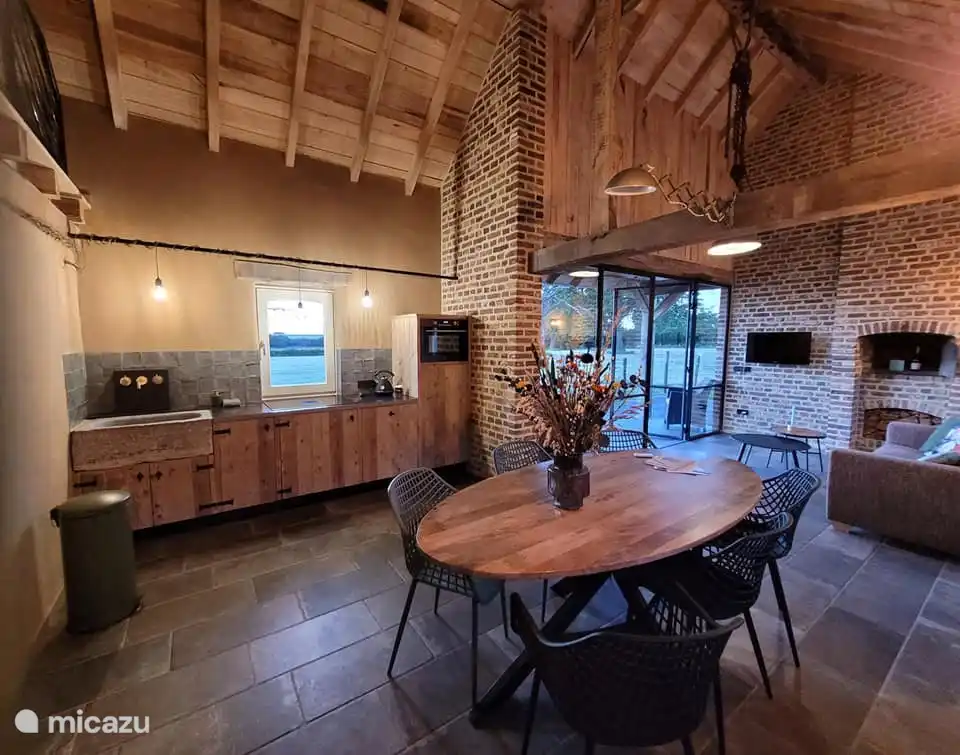 The ground floor including kitchen