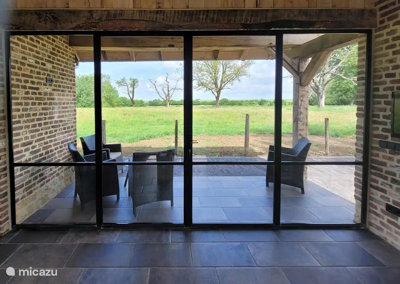 View from the couch.