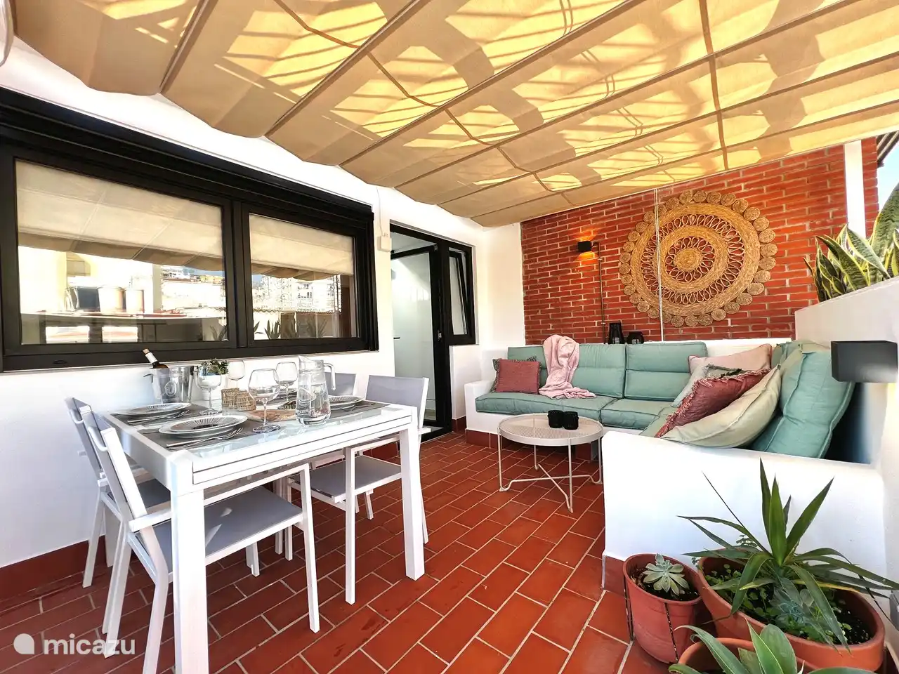 Strandhaus El Palo La Tierra Sur in Spanien, Costa del Sol, Málaga - Ferienhaus