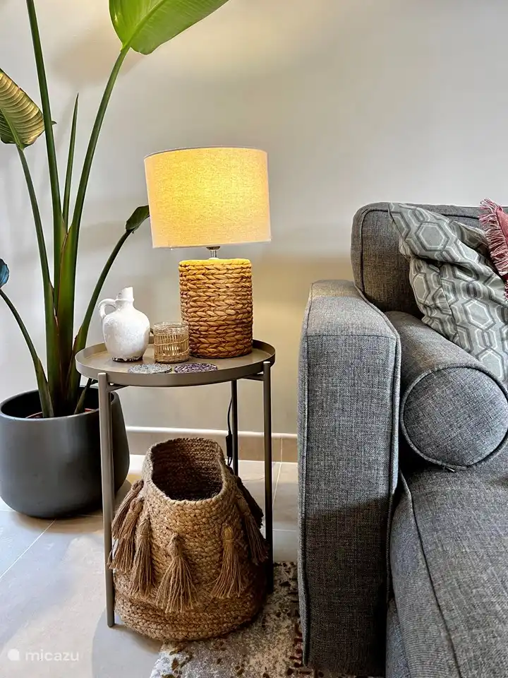 When the sun doesn't shine, it is cozy and cozy inside.