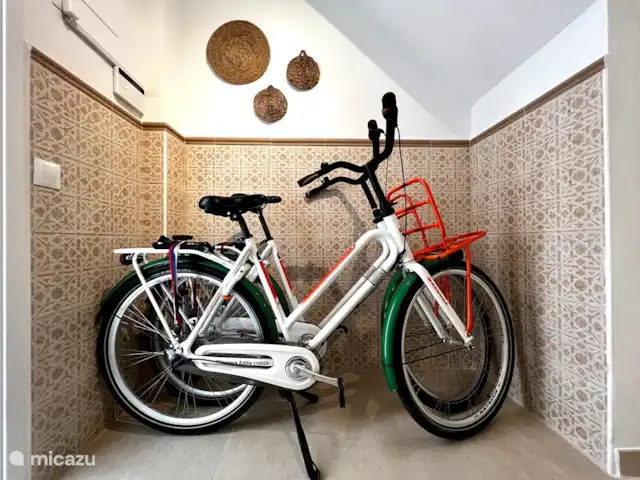 Beach House El Palo La Tierra Sur huren in Spanje, Costa del Sol, Málaga - vakantiehuis Wij verhuren twee Nederlandse stevige stadsfietsen. Vraag naar de mogelijkheden. Ideaal om naar het centrum van Malaga te fietsen of de oostkant van El Palo te verkennen.