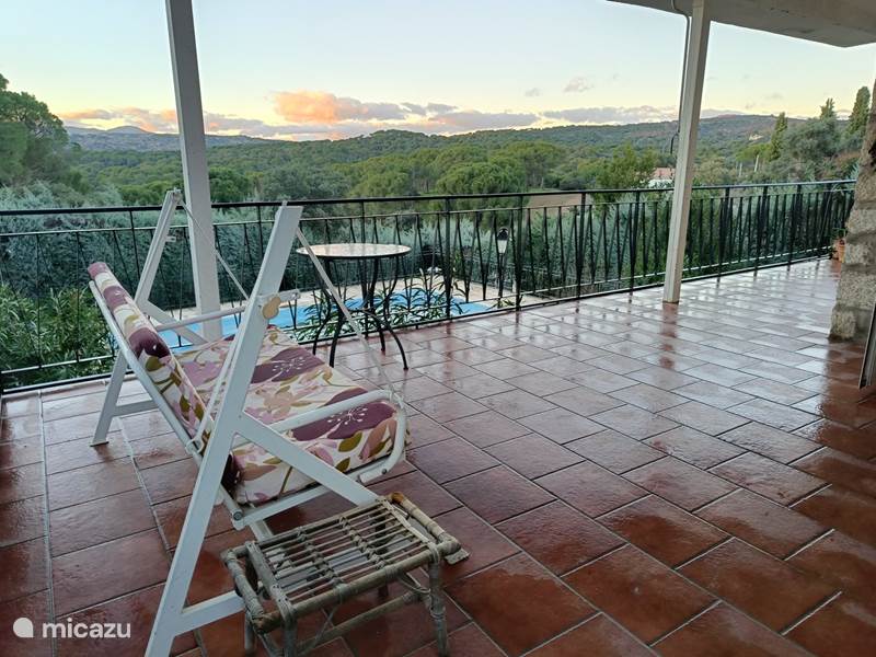 Ferienwohnung Spanien, Madrid, Villa del Prado Villa Villa el Fontin: Aussicht und Pool