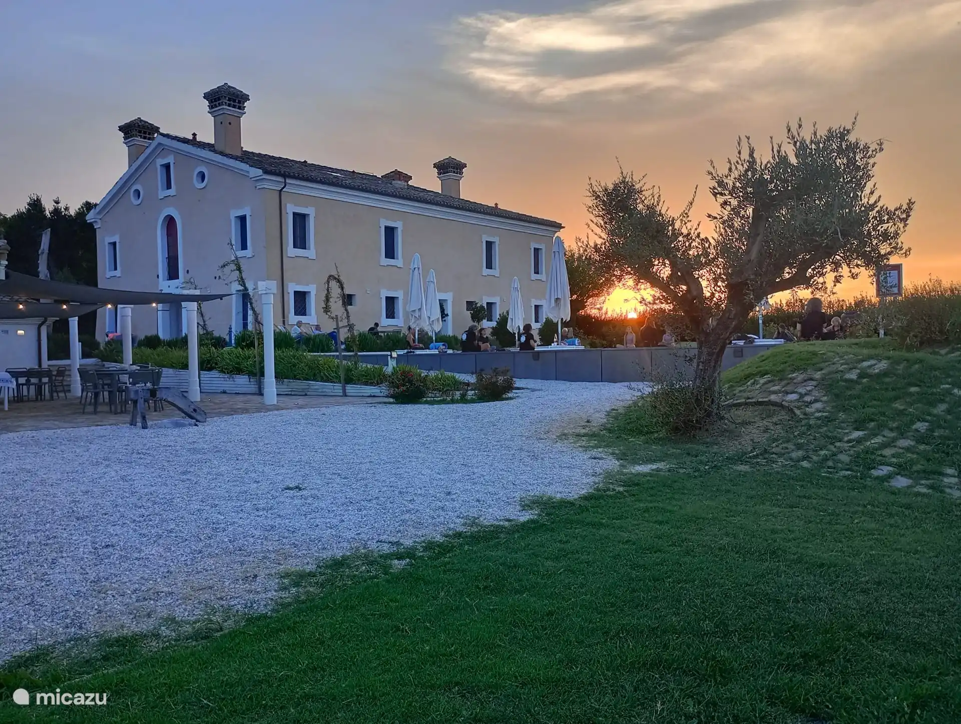 Admiring the sunset is one of our guests' favorites