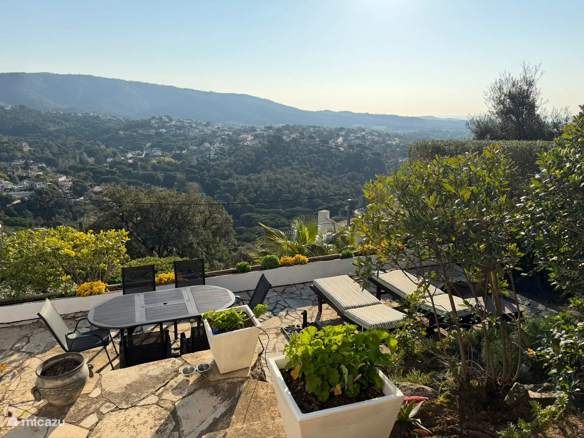 Een oase aan rust vanaf ook op het terras