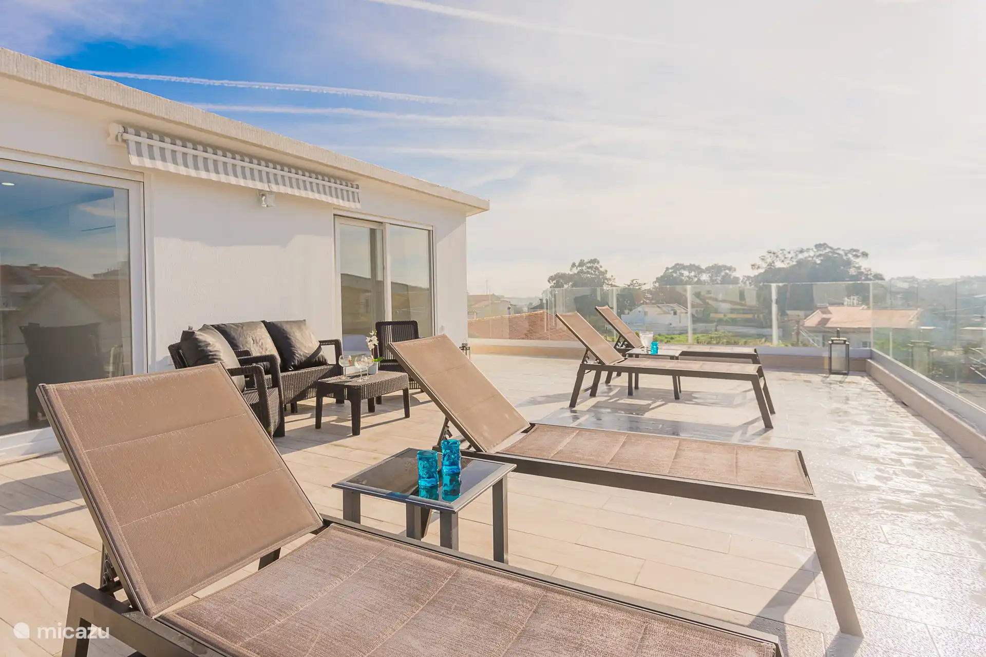 Terrasse à l’étage