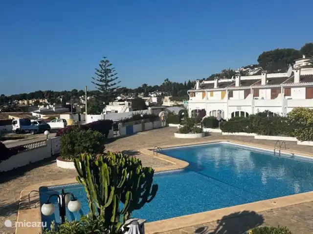 Casa Bonita | Espagne, Costa Blanca, Moraira - maison de vacances Vue du balcon sur la piscine, également du balcon vue sur la mer