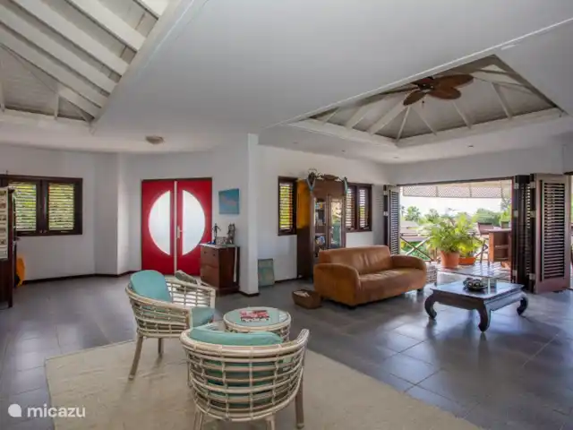Piscadera Bay Resort 18 | Curaçao, Curaçao-Centre, Piscadera - bungalow Le salon