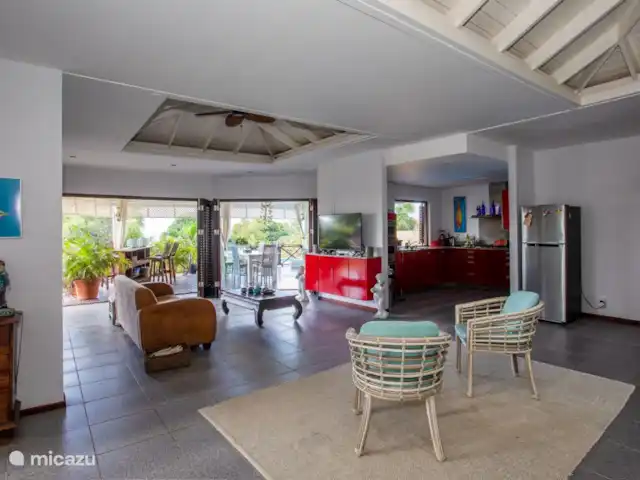 Piscadera Bay Resort 18 | Curaçao, Curaçao-Centre, Piscadera - bungalow Le salon