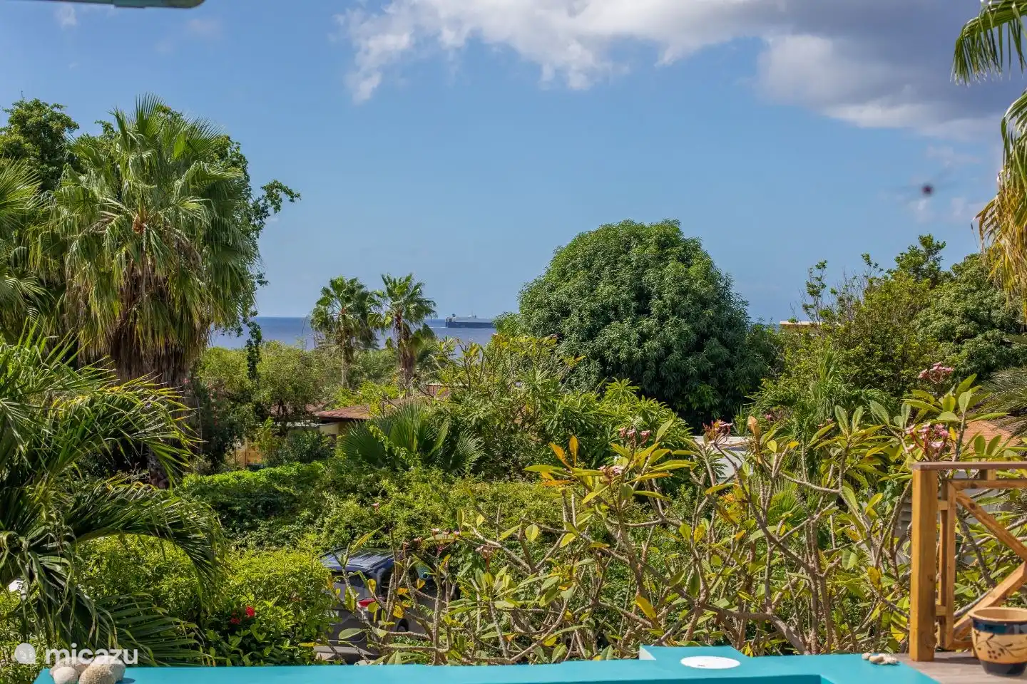 Vista al mar desde la terraza