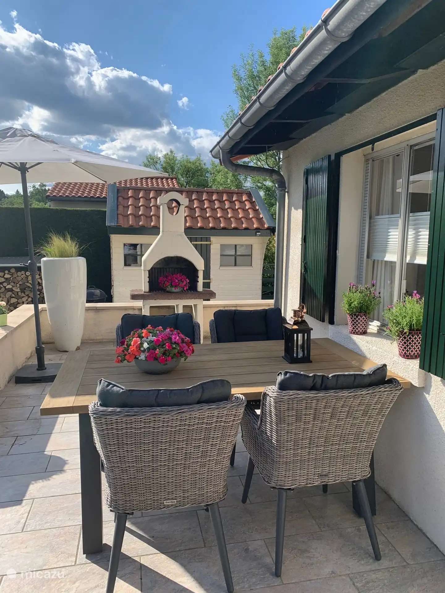 comfortabele tuinset om lekker buiten te kunnen eten